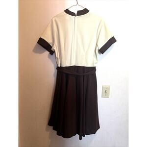 Size 20 Vintage Academic Core Flair Skirt Dress C1960